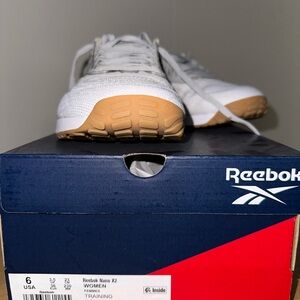 Reebok CrossFit Nanos X2 Sneakers Size 6 in White/Multicolor